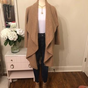 Amanda Uprichard Camel wrap jacket size M